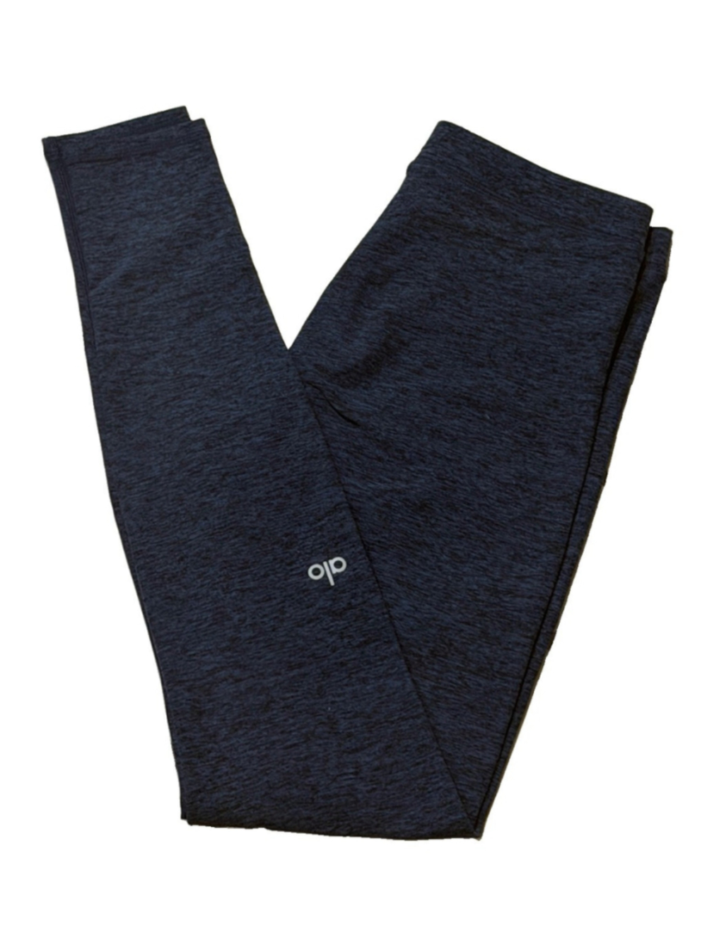 Alo Yoga Alosoft High Rise Lounge Leggings 27” Gym Blue Heather Color Size Small